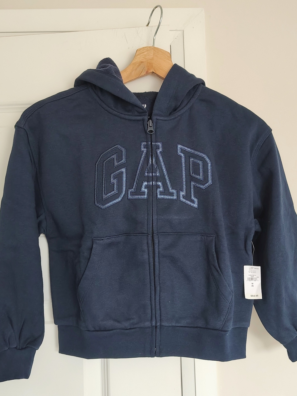 GAP Girls Dark Navy Full-Zip Hoodie